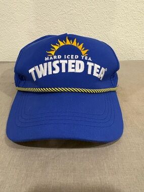 Twisted Tea Blue Rope Hat - Perforated Performance Mesh Snapback Keep It Twisted